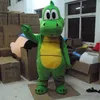 2018 Wysokiej Jakości Hot Yoshi Dinosaur Maskotki Kostium Dorosły Rozmiar Zielony Dinozaur Kreskówka Kostium Party Fancy Dress