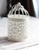 3 Designs Metal White Hollow Candle Holder Tealight Candlestick Opknoping Lantaarn Bird Cage Ornamenten Decoratie Bruiloft Tool WX9-323