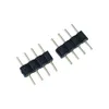 100pcs/lot rgb connector 4pin eedle male led conntor for 3528/5050 RGB LED strip