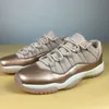 Topp 11 Låg GS Rose Gold Metallic Brons Kvinnor Basketskor Xi Sport Trainer Sneakers Flickor Blå med Box Storlek 36-43