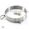 Lockable Stainless Steel Metal Collar Restraints Bondage Slave In Adult Games For Couples Fetish Sex Toys For Women And Men Gay4395267