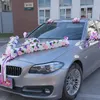 Sztuczny Kwiat Rose Wedding Car Decoration Set Wedding Car Flower Materiały ślubne