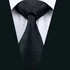 Быстрая доставка галстук классический черный дизайнер Paisley шелк для свадьбы бренд мужские аксессуары мода деловой костюм для мужчин n-0823