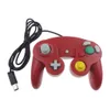 Multicolor Classic Retro Wired Gamepad Joystick för GameCube NGC Game Controller Console Analog Gaming Joytpad för Wii Fast Ship