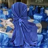 حار بيع جديد 21 اللون الذاتي التعادل العالمي الساتان كرسي غطاء ل حفل زفاف مأدبة الحدث عيد الميلاد ديكورات مطعم المزود