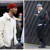 Erkekler Örme Şapka Yün Karışımı Bere Takke Kap Brimless Hip Hop Şapkalar Rahat Siyah Lacivert Gri Retro Vintage Moda Yeni