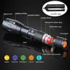 Ultra Bright Light Latarka XML-T6 / L2 8000 Lumen Latarka Zoomable Latarka 5 Tryby przełączania Wodoodporna Larcz