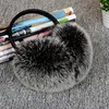 Dames039S winter echte echte vossen fur earmuff met fluwelen HoopLady039S Earcap 8 kleuren warm soft8497835