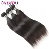 Onlyou 10A Grade 34 pcs brut indien vierge cheveux droite vague de corps cheveux humains tissage faisceaux non transformés Extensions de cheveux Nature Bla4048535