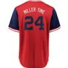 2018 Spelers Weekend Heren Dames Kinderen Peuters Custom Cleveland 28 Kluber 59 Carrasco 10 Encarnacion 23 Brantley 17 Alonso Baseball Jersey