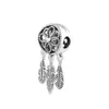 Pasuje do uroków bransoletki 2018 Summer Spiritual Dream Catcher Charm Beads 925 Srebrny Srebrny Charm DIY Biżuteria dla kobiet Making8397249