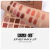 Heiße Make -up -Marke Maange 18Colors Lidschatten Palette Roségold/Silber Matt Glitzer Matallic Lidschattenpulver Palette DHL Versand