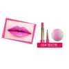 Music Flower Lipstick Lip Liner 2 in 1 Lip Pencil Waterproof Rose Red 12 colors Lipliner Nude Matte Lipstick