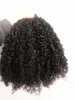 Brésilien Humain Vierge Remy Crépus Bouclés Extensions de Cheveux Pré-collés Natral Noir Couleur 1g/pc 100g un paquet