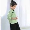 Vêtements de bébé 2018 printemps chinois Cheongsam velours côtelé hauts + pantalons amples 2 pièces enfant en bas âge enfants filles vêtements ensembles filles mignon bébé vêtements 7 couleurs