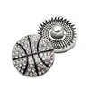 Hela W356 basketbaseball 3d 18mm 20mm metall snap -knapp för armband halsband utbytbara smycken kvinnor accessorie f5580423