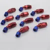 EPMAN  -  10PCS /セットAN8 45度アルミ旋回油/燃料/空気/ガスラインホースエンドフィッティングブルーAN8-45A