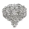 Hot Cute Heart Shape Lady Girl Rhinestone Brooch Huge Size Wedding Party Brooch Pin Women Jewelry Christmas Gift Beauty