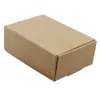 89x62x25cm 50 pièces Brown Paper Boîte de rangement Boîtes d'emballage de bonbons Kraft Paper Cadeaux Boîtes d'emballage pour bijoux DIY Hand888198