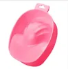 1 PC Nail Art Hand Wash Remover Soak Plastic Bowl Nail Bath Manicure Tool