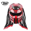 Red gossip carbon fiber motorcycle helmet iron full face moto helmet DOT certification High quality carbon fiber motorcycle helmet6347602