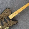 New golden flower electric guitar golden accessories real pos of the factory whole provide EMS 1291840