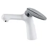 New arrival  high quality Grilled White Chrome finished cold and hot bathroom sink faucet basin faucet,water tap mixer