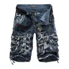 2018 Märkesdesign Men Summer Camouflage Cargo Shorts Bermuda Jeans Man Masculina Fashion Casual Baggy Denim Shorts