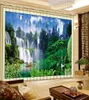 Cortinas 3d personalizadas Fairyland, cortinas de lujo para ventana de sala de estar, cortinas modernas, cortina de mariposa estereoscópica 3d