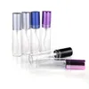 10 ml glazen parfumsprayfles voor reizen, hervulbare draagbare lege cosmetische containers met aluminium verstuiver LX1231