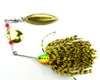 DHL Metal sequins bait Beard Fishing Lures FisBlack Feather Hooks 16.3g Simulation bait Multi specification Lead bait New Design