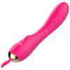 FOX USB Oplaadbare G-spot Vibes Vibrerende Magic Wand Massager Vibrators Seksspeeltjes Voor Vrouw Elektrische Schok Clitoris Stimulators S19706