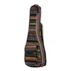 23 "Ukulele Tasche National Style Ukulele Rucksack Fall 6mm Cotton Padding Verstellbarer Schultergurt für Konzert Ukeleles
