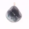 Akik Kolye Takı El Kesim Faceted Akik Taş Geode Kolye Benzersiz Altın Kaplama Jant Cilalı Doğal Taş Druzy Mineral Kaya Kolye