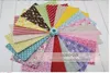 Gratis frakt 50pieces 20cm * 25cm Tyg Stash Cotton Fabric Charm Packs Patchwork Quilting Tilda No Repeat Design W3b4-1