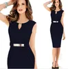 حار بيع مثير النساء الأعمال حزب كوكتيل مساء اللباس رصاص bodycon الجوارب مكتب اللباس أعلى جودة