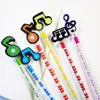 60 pc's/lot muziek standaardpotloden gelukkig kerstcadeau voor studenten kinderen kantoor stationery school schrijven penbenodigdheden
