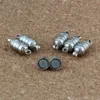 30 sets / partij 15.5 * 5.5mm krachtige magnetische magneet ketting slaat antiek zilver voor ketting sieraden DIY