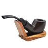 Wooden Smoking Pipes Handmade Wooden Durable Tobacco Smoking Pipe With Smoking Accessories Color Random Gift Bag Packaging