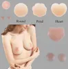 1 Pair Reusable Invisible Self Adhesive Silicone Breast Chest Nipple Cover Bra Pasties Pad Petal Mat Stickers Accessories2034246