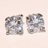 Choucong bijoux romantiques boucles d'oreilles pour mariage élégant 925 couleur argent 5A zircon cubique pierre CZ diamant boucle d'oreille G7903236