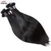 Для черных женщин прямые наращивание волос перуанский Индийский человеческих волос пучки дешевые 8A бразильские пучки волос 10 шт. Оптовая Бесплатная доставка