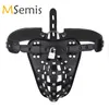 Seksi Eşcinsel Esaret Erkekler Lingerie PU Deri Jockstrap Sepet Tanga G-string Eşcinsel Iç Çamaşırı Kilitleri ile Egzotik Erkekler Külot Cuecas Eşcinsel C18111601