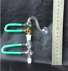 Adaptador de vidrio Venta al por mayor Accesorios de tubería de agua de vidrio de cachimba de vidrio