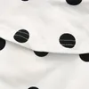 2018 Novo Macacão de Bebê Infantil Meninas Ruffle Manga Romper Polka Dot Macacão Verão INS Onesies Recém-nascidos Frete Grátis