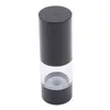 1Pc Plastic Portable Airless Bottle Cosmetic Treatment Pump Travel Empty Container Perfume Bottle Black Cap