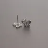 Boucles d'oreilles coréennes toujours nouvelles insectes papillons en acier inoxydable boucles d'oreille étalon bogues oreille bijoux pour femmes girls enfants T1255737223