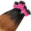 Indian Raw Virgin Hair Straight 1B427 Hair Extenisons 3 Bundles Indian Straight Weaves Natural Color From Leila2885091