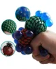 Mesh Squishy Ball Super 6cm Gummi Ventil Grape Stress Ball Squeezing Stress Relief Ball för barn Vuxna DDA425