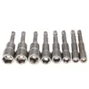 Freeshipping 8PCS / Parti 6-13mm Pneumatisk Stark kraftmagnetmutter Driver Borrbitar Set 65mm 1/4 "HEX Shank Metrisk Socket Skiftnyckel